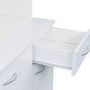 NicBex 71" Tall Kitchen Buffet Cabinet with 6-Doors Multifunctional Sideboard Cabinet with 1-Open Shelves and 1-Drawer for bedroom, White - 2 of 4