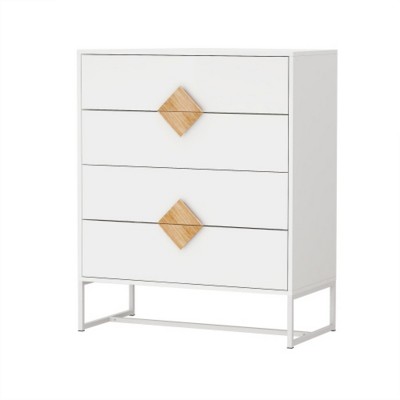 Sevobal Utility Storage Cabinets, Closed Cabinet with Doors and Internal Shelves for Living Room Hallway, White, 31.77"*15.74"*36.22"