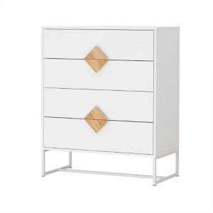 Sevobal Utility Storage Cabinets, Closed Cabinet with Doors and Internal Shelves for Living Room Hallway, White, 31.77"*15.74"*36.22" - 1 of 4