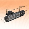 Costway 750W/1500W Wall Mounted Patio Heater w/ Remote Control & Adjustable Angle - 4 of 4