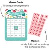Big Dot of Happiness Colorful Floral Happy Mother's Day - Bingo Cards and Markers - We Love Mom Party Shaped Bingo Game - Set of 18 - 2 of 4