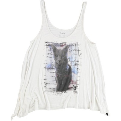 Hurley Womens Black Cat Tank Top