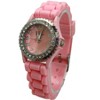 Olivia Pratt Every Day Thin Band Silicone and Rhinestones Colorful Women Watch - 2 of 4