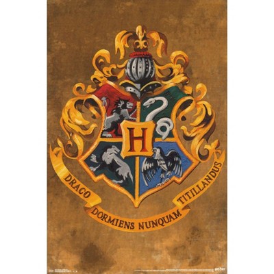 Trends International The Wizarding World: Harry Potter - Hogwarts Crest ...