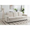 Dyonery 88.97" Modern Couches for Living Room, Deep Seat Sleeper Sofa with 8¡±Cushion - 3 of 4