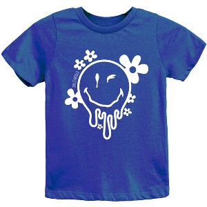 The Juniper Shop SmileyWorld Melting Outline Youth Short Sleeve Tee - 1 of 4