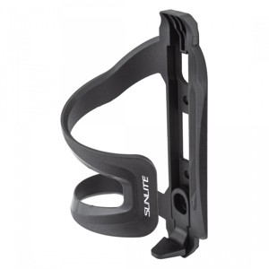 Sunlite Flipper Side Load Water Bottle Cage Black | Braze-On Mount Universal - 1 of 3