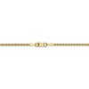 Black Bow Jewelry 2mm 14k Yellow Gold Classic Solid Rope Chain Necklace - 4 of 4