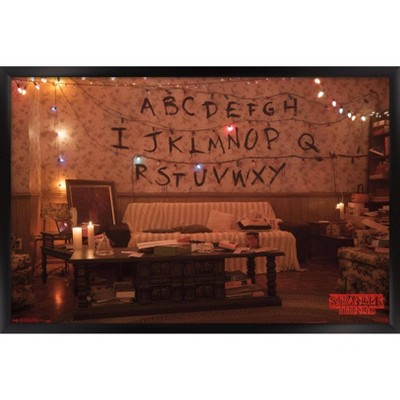 Stranger Things - Alphabet Framed Poster Trends International