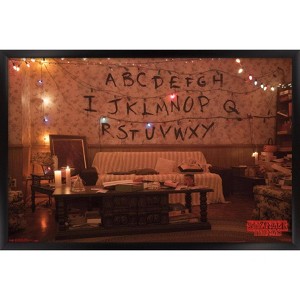 Stranger Things - Alphabet Framed Poster Trends International - 1 of 4
