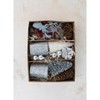 Storied Home Candle Garden Kit with Votives, Ornaments, Pinecones, Bottle Brush Trees, Wool Felt and Wood Laser Cut Trees, Boxed Set of 17 - 2 of 3