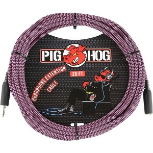 PIG HOG 20-Feet Headphone Extension Cable, 3.5mm, Riviera Purple PHX3520RPP - 1 of 1
