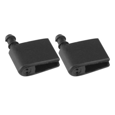 Unique Bargains Front Windshield Washer Nozzles Wiper Spray for Mercedes-Benz Sprinter 3500 2016-2018 Replaces 2E1955985 Black 2 Pcs