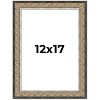 PosterPalooza | Ornate Silver Picture Frame - UV Acrylic, Foam Board Backing, Hanging Hardware - 2 of 4