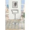 Bar Stool Counter Height Chairs Set of 2 Adjustable Height Kitchen Island Stools - 2 of 4