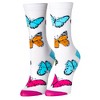 Crazy Socks, Cute Women's Animal Crew Socks, Fun Colorful Prints, Assorted - 2 of 4