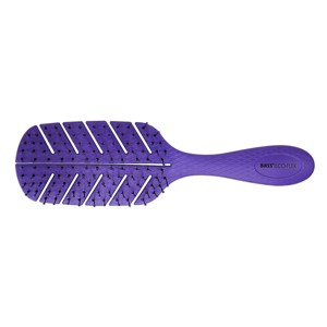 Bass Brushes BIO-FLEX Detangler Hair Brush Patented Pure Plant Handle Flexible Nylon Pins - 1 of 4