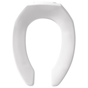 Bemis  Toilet Seat,Elongated Bowl,Open Front 1955SSCT 000 - 1 of 1