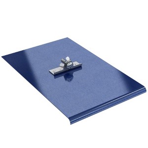 Bon Tool 22-762 Walk Edger - Blue Steel 9-inch X 14-inch - 3/8-inch Radius 1/2-inch Lip - 1 of 3