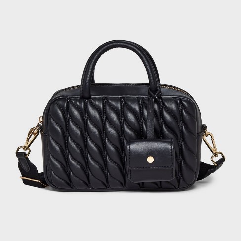 East West Satchel Handbag A New Day Black