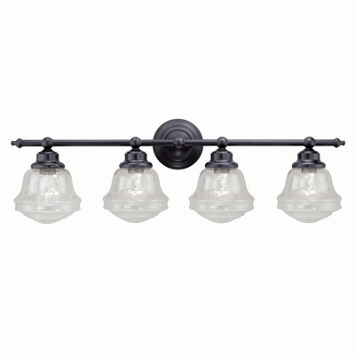 Vaxcel Huntley 4 - Light Vanity in  Oil Rubbed Bronze
