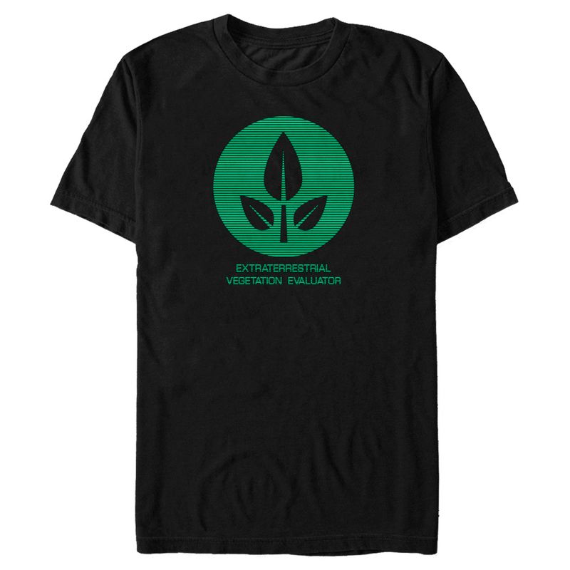 Men's Wall-E EVE Extraterrestrial Vegetation Evaluator Logo T-Shirt, 1 of 4