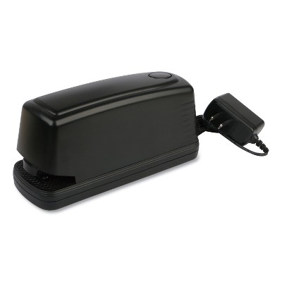 Universal Electric Stapler with Staple Channel Release Button 30-Sheet Capacity Black 43122