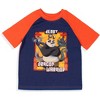 Kung Fu Panda 4 Toddler Boy's Heart of a Dragon Warrior Sleep Pajama Set Blue - 3 of 4