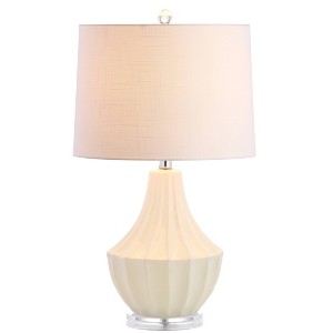 24.5" Ceramic Dallas Table Lamp (Includes Energy Efficient Light Bulb) - JONATHAN Y - 1 of 4