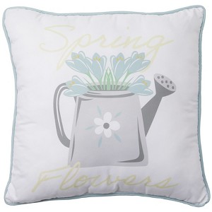 The Lakeside Collection Spring Pinch Pleated Comforter Set - Accent Pillow - 1 of 2
