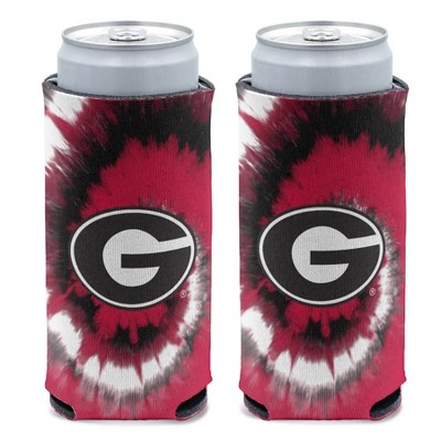 NCAA Georgia Bulldogs Tie-Dye Slim Can Cooler