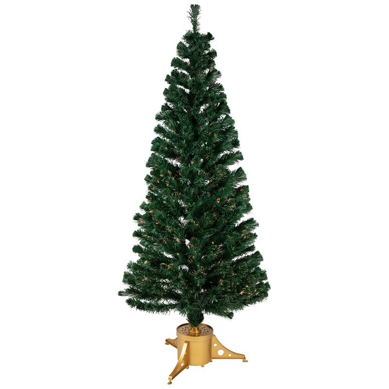 Northlight 6' Prelit Artificial Christmas Tree Color Changing Fiber Optic, 1 of 7