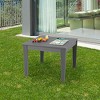 Tangkula Kids Square Table Indoor Outdoor Heavy-Duty All-Weather Activity Play Table - 4 of 4
