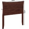 AFI Furnishings Metro Twin Headboard with Turbo Charger in Walnut - 2 of 4