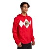 Power Rangers Red Ranger Dino Men's Red Long Sleeve Hooded Sweatshirt - 2 of 4