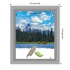 Amanti Art Peak Polished Nickel Narrow Picture Frame - 4 of 4