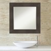 William Framed Bathroom Vanity Wall Mirror Espresso - Amanti Art - image 4 of 4