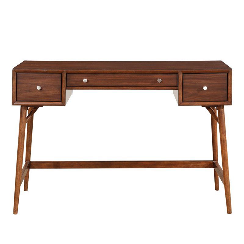 Frolic Wood Counter Height Writing Desk in Brown - Lexicon, 1 of 5