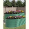 2 Pcs Raised Garden Beds Outdoor 8x4x2ft - Galvanized Steel Planter Box for Vegetables, Flowers, Rust-Resistant Garden Box - 2 of 4