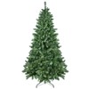 NAYSAYE Christmas Tree Stand 7ft Green Tree with Realistic Branches and Stable Metal Stand for Holiday Decor, Green, 45"*84"*21.56" - 2 of 4
