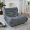 Floor sofa Bean Bag Chair for Adults Fireside Bean Bag Lounger Memory Foam Chair for Home - 4 of 4