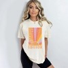 Simply Sage Market Women's Limited Edition Sun Short Sleeve Garment Dyed Tee - 2 of 4
