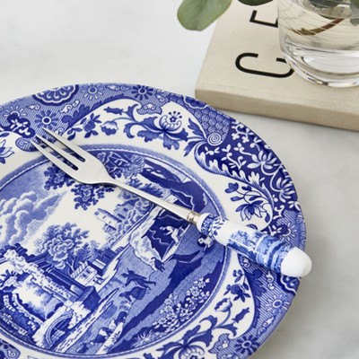 Spode Blue Italian Pastry Forks 6" (Set of 6)
