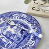 Spode Blue Italian Pastry Forks - Set of 6 Stainless Steel Dessert Forks with Porcelain Handles, Featuring Countryside Scene - 4 of 4