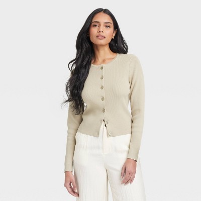 Women's Rib Cardigan - A New Day™