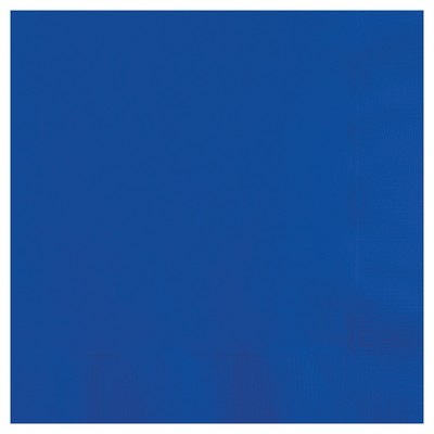 50ct Cobalt Blue Cocktail Beverage Napkins