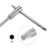 Unique Bargains CR-V Steel Fast-Spinning Adjustable Sliding T-Handle Torx Star Wrench - 4 of 4