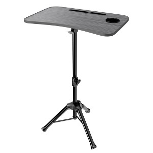 Purely S90 Portable Laptop/Projector Floor Stand Standing Desk Tripod, Black - 1 of 4
