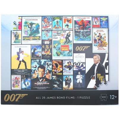 Top Trumps James Bond 007 All 25 Films 1000 Piece Jigsaw Puzzle