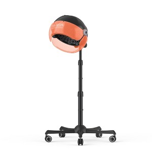 TASALON Ionic Hooded Hair Dryer, 1875W Adjustable Height Standing Bonnet Dryer for Home and Salon - Orange - 1 of 4